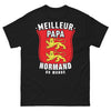 T-shirt Normand noir - Meilleur Papa Normand du Monde