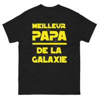 Thumbnail for T-shirt Galaxie noir - Meilleur Papa de la Galaxie