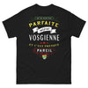T-shirt Vosgienne noir - Je ne suis pas parfaite mais presque