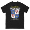 T-shirt Picards noir - 'Et le huitième jour, Dieu créa les Picards'