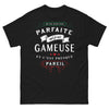 T-shirt Gameuse noir - Je ne suis pas parfaite mais je suis gameuse