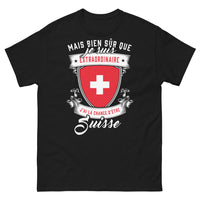 Thumbnail for T-shirt Origines locales noir - design unique, humour nostalgique