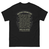 Thumbnail for T-shirt Normandie noir - Prière Normande, apéro et crachin