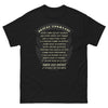 T-shirt Normandie noir - Prière Normande, apéro et crachin