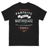 T-shirt Martinique noir - Je ne suis pas parfaite mais Martiniquaise