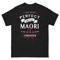Thumbnail for T-shirt Maori Heritage noir - I May Not Be Perfect But I Am Maori