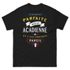 T-shirt Acadien noir - Je ne suis pas parfaite, mais je suis Acadienne
