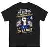 T-shirt Québecois noir - La pression? On la boit