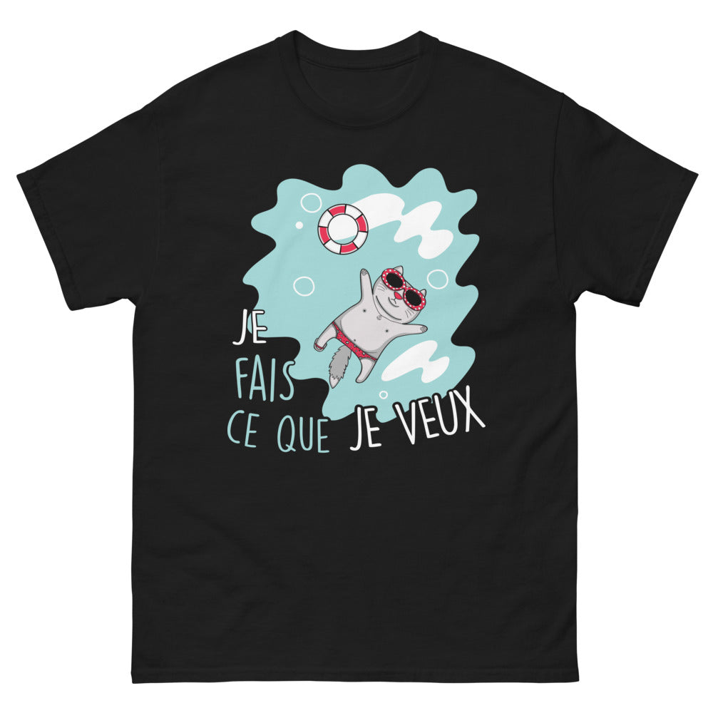 T-shirt Bretagne noir - Je fais ce que je veux