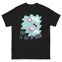 Thumbnail for T-shirt Bretagne noir - Je fais ce que je veux