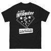 T-shirt Infirmière noir - Quel est ton super pouvoir ?