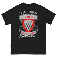 Thumbnail for T-shirt Limousin noir - Toujours Limousin, clin d'œil aux racines