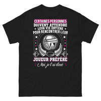 Thumbnail for T-shirt Parents de champions noir - Joueur préféré