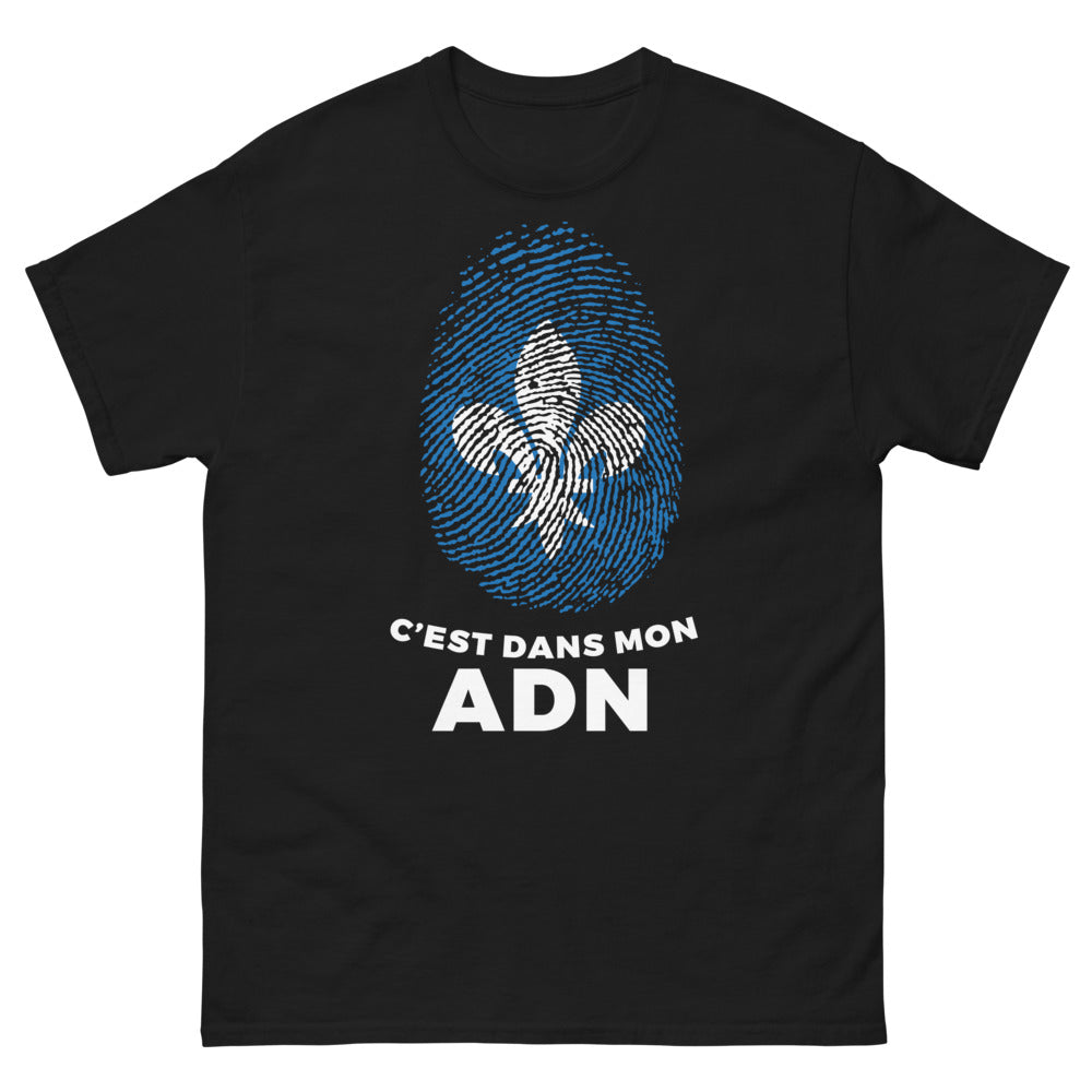 T-shirt Origine française noir - C'est dans mon ADN