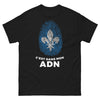 T-shirt Origine française noir - C'est dans mon ADN