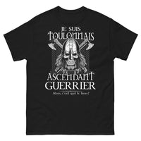 Thumbnail for T-shirt Toulonnais noir - Ascendant Guerrier: Qui est le Boss ?