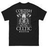 T-shirt Cornouailles noir - Cornish Grown with Celtic Roots