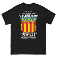 Thumbnail for T-shirt Los Valencianos noir - Héroes creando historia