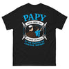 T-shirt Papy rebelle noir - Profitez chaque instant