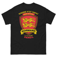 Thumbnail for T-shirt Normandie noir - Personne n'est parfait mais je suis Normand