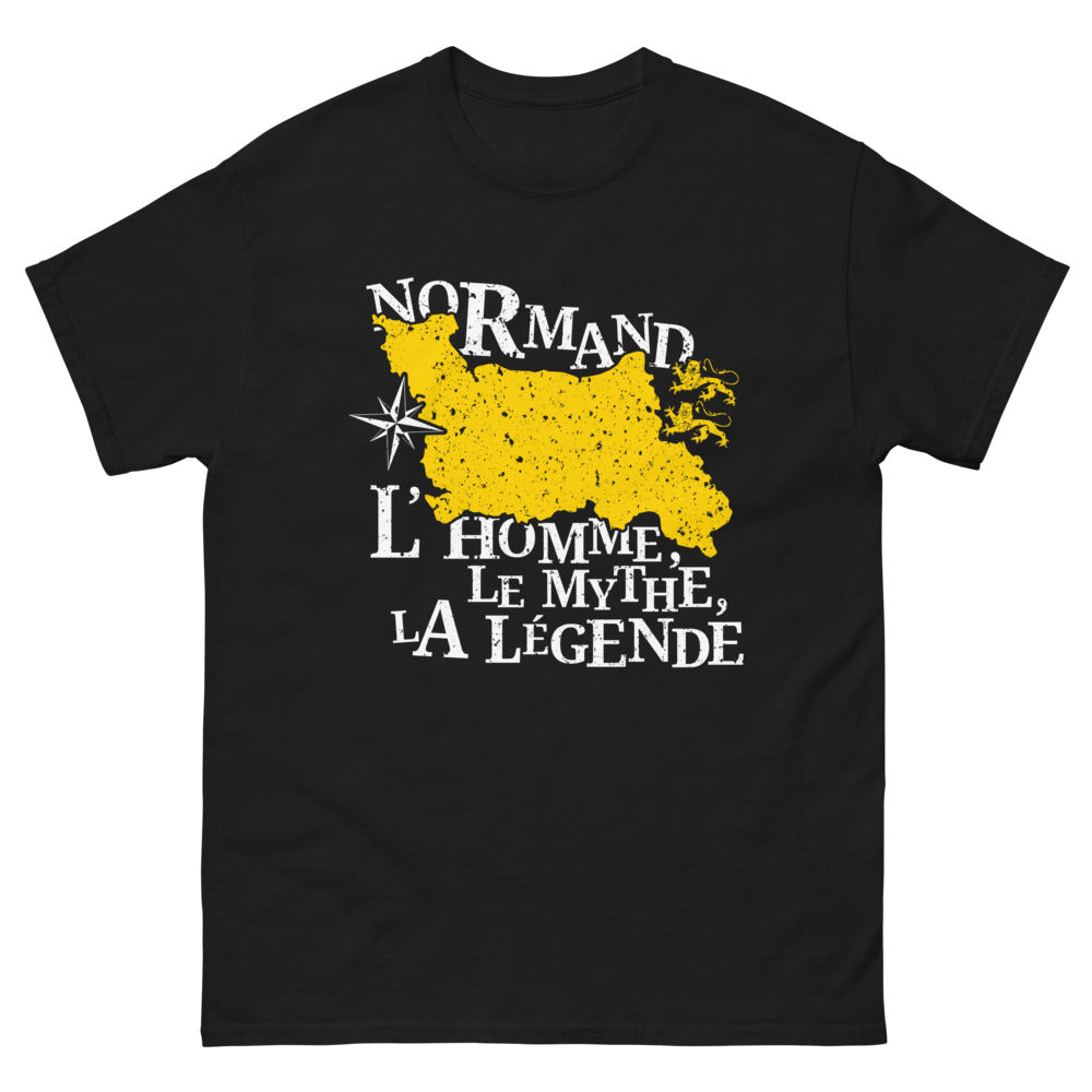T-shirt Normand noir - L'homme, le mythe, la légende