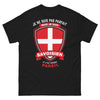 T-shirt Savoisien noir - Je ne suis pas parfait mais je suis savoisien