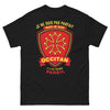 T-shirt Occitan noir - Je ne suis pas parfait mais je suis Occitan, c'est presque pareil
