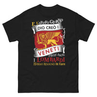 Thumbnail for T-shirt Veneti noir - Orgoglio e Eroi Lombardi