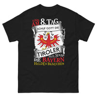 Thumbnail for Schwaben Marineblau T-Shirt - Weil sogar die Bayern Helden brauchen