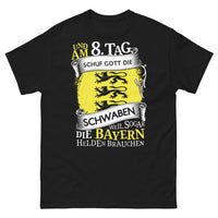 Thumbnail for T-shirt Schwaben noir - Am 8. Tag schuf Gott die Schwaben