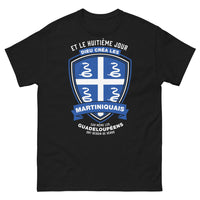 Thumbnail for T-shirt Martiniquais noir - Dieu créa les Martiniquais