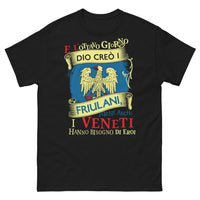 Thumbnail for T-shirt Friulani noir - E l'ottavo giorno, Dio creò i Friulani
