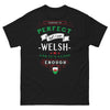 T-shirt Pays de Galles noir - Close Enough humour malin