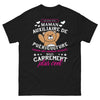 T-shirt Maman auxiliaire de puériculture noir - Plus cool qu'une maman normale