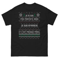 Thumbnail for T-shirt Infirmière noir - Pas parfaite, presque