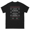T-shirt Alsace noir - Et pour Noël, Dieu créa les Alsaciens