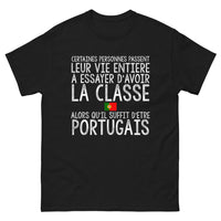 Thumbnail for T-shirt Portugal noir - Affichez votre classe à la portugaise