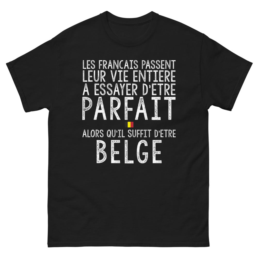 T-shirt Belge noir - Parfaitement Imparfait