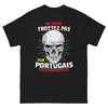 T-shirt Portugais noir - Ne vous frottez pas aux Portugais
