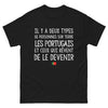 T-shirt Portugal noir - Il y a deux types de personnes, les Portugais
