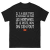 T-shirt Normands noir - Deux types de personnes sur terre
