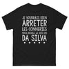 T-shirt Da Silva noir - Désolé, je suis un Da Silva