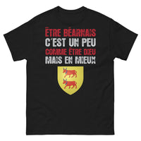 Thumbnail for T-shirt Béarnais noir - Être Béarnais, c'est divin