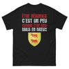 T-shirt Béarnais noir - Être Béarnais, c'est divin
