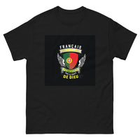Thumbnail for T-shirt Français/Portugais noir - Français de naissance, Portugais de cœur