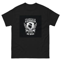 Thumbnail for T-shirt Corse noir - Français de naissance, par la grâce de Dieu