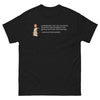 T-shirt Napoléon Bonaparte noir - citation «souvent fausses»