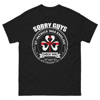 Thumbnail for T-shirt Saint-Patrick noir - 'Sorry Guys, St. Patrick Was English'