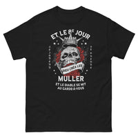 Thumbnail for T-shirt Muller noir - Et le 8e jour, Dieu créa les Muller