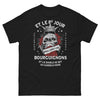 T-shirt Bourguignons noir - Et le 8e jour, Dieu créa les Bourguignons